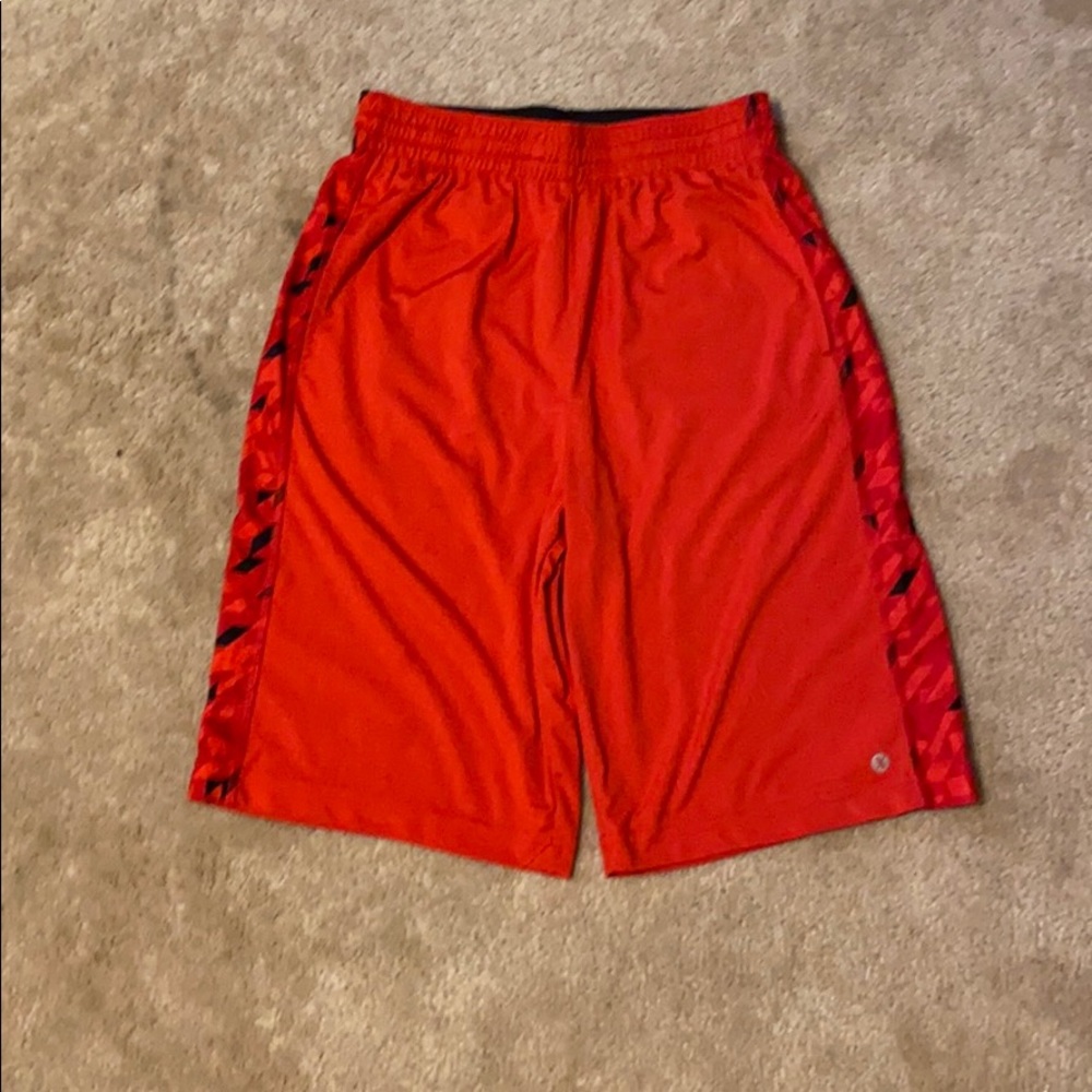 Red shorts